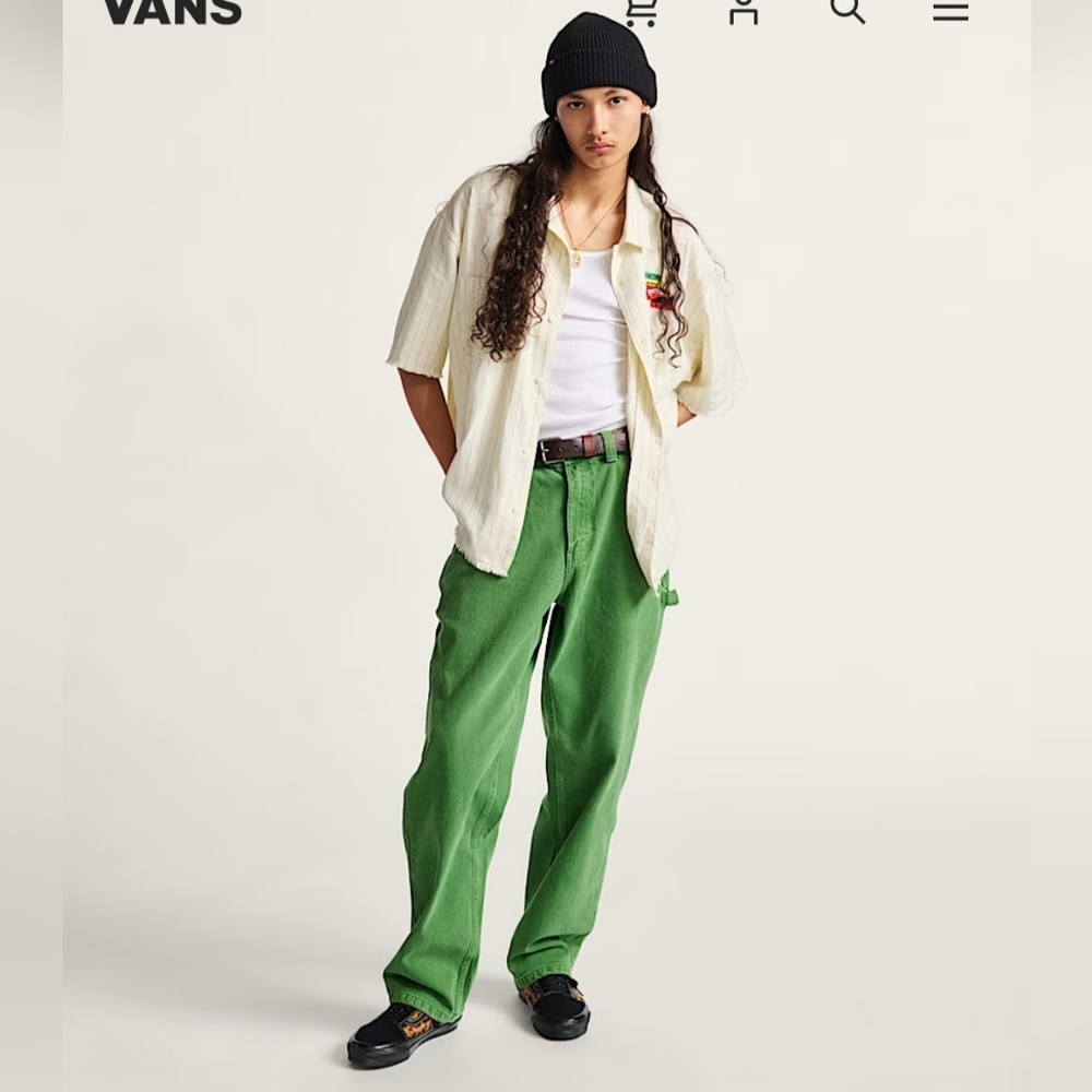 Vans Drill Chore Carpenter Loose Denim Pants